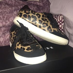 Coach Leopard Leather Sneakers **MAKE AN OFFER**